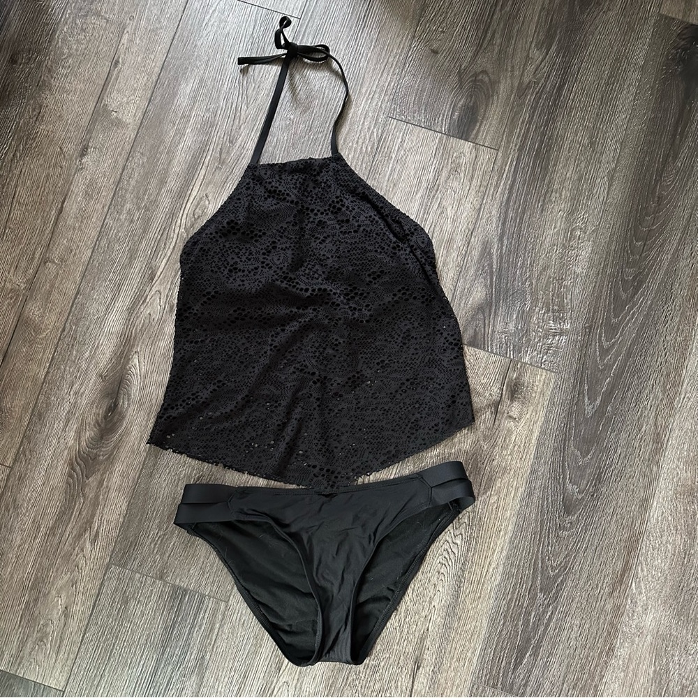 Mossimo Large black Tankini